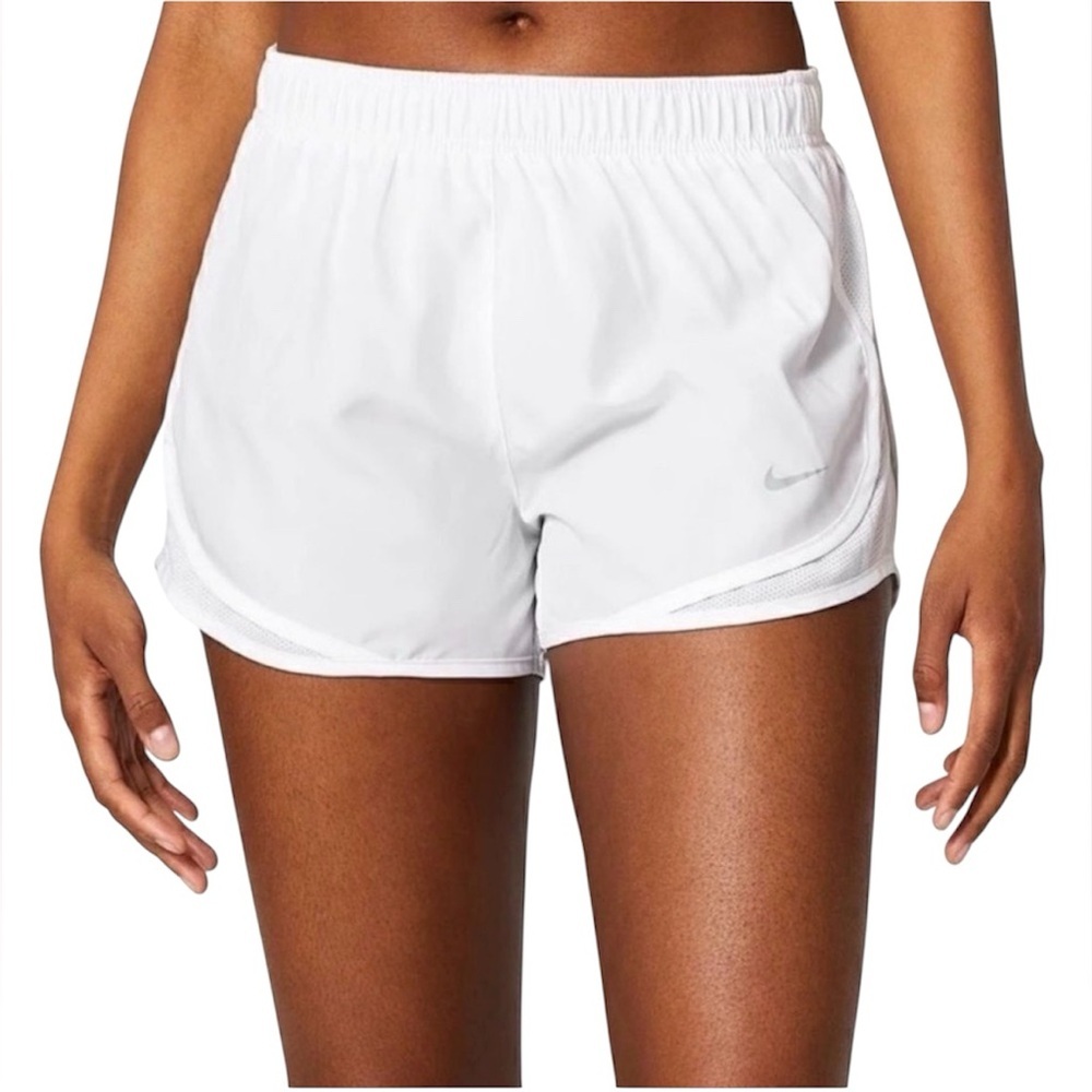 Nike Tempo Modern Embossed White Dri-FIT Running Shorts XL